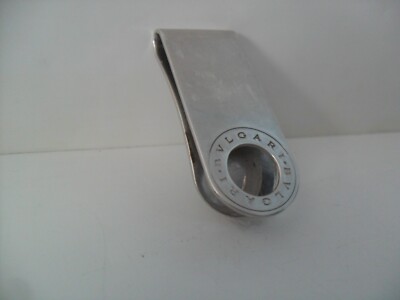 BVLGARI Money Clip - 925 Sterling Silver - Authentic BVLGARI Made