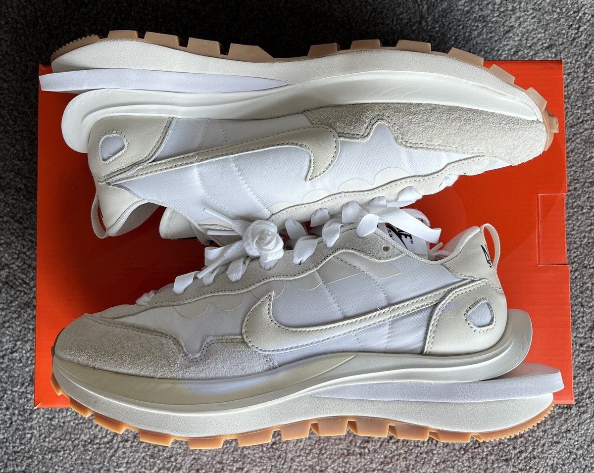 Nike x Sacai Vaporwaffle White / Sail / Gum Mens US 9.5 (DEADSTOCK