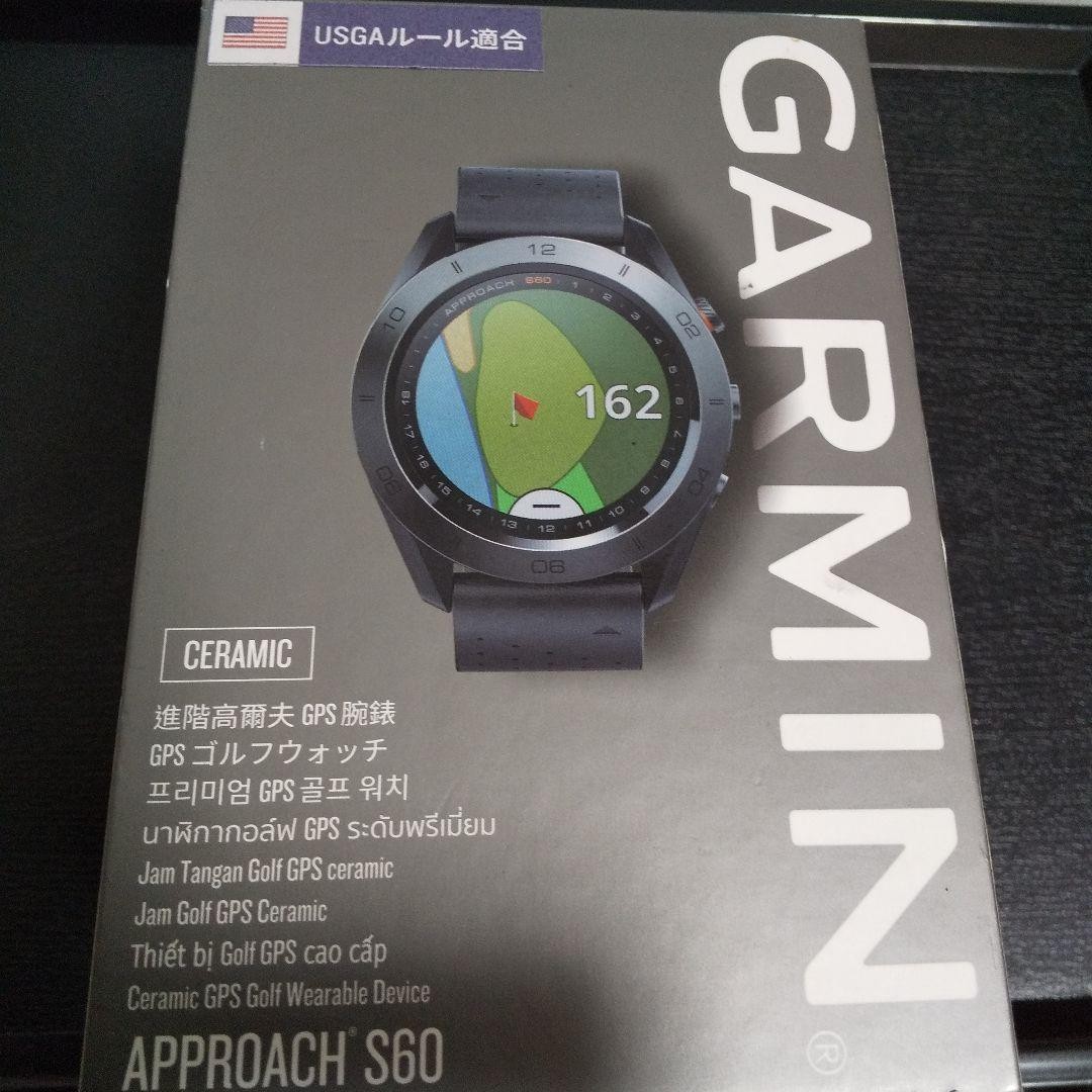 GARMIN Approach S60 Premium GPS Golf Watch Ceramic Version Black
