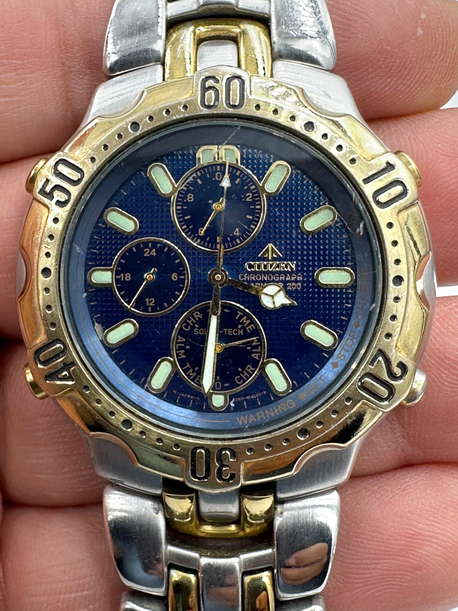 Citizen Skyhawk A-T Eco-Drive Blue Angels Edition Watch WR200 for