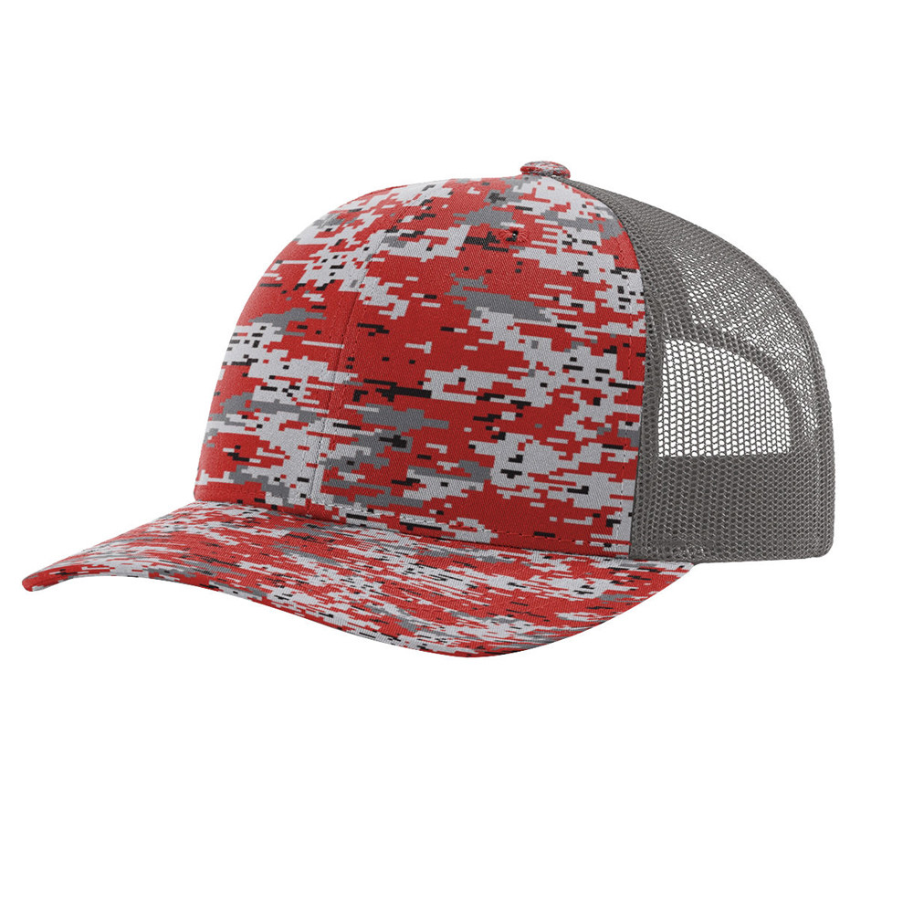 Richardson Trucker Hat CAMO Kryptek Realtree Patterned Snapback