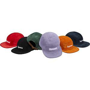 Supreme Suede Camp Cap Black LightPurple S/S 18 | eBay