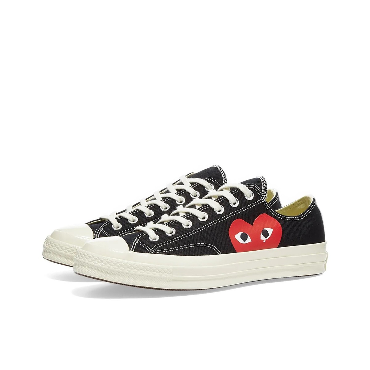 COMME DES GARCONS CDG PLAY CONVERSE BLACK LOW UNISEX AZ-K111-001-1