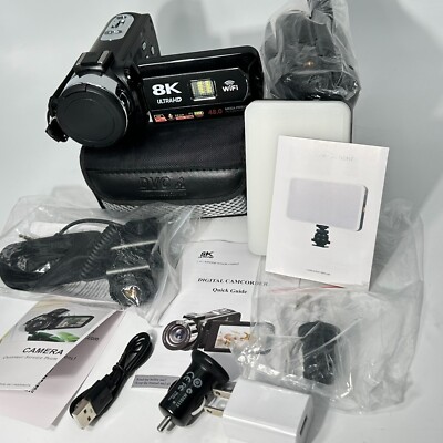8K Ultra HD 48.0MP 18x Digital Video Camera Camcorder DVC