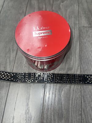 Supreme x BB SIMON BELT Size L/XL - Limited Edition Designer Belt