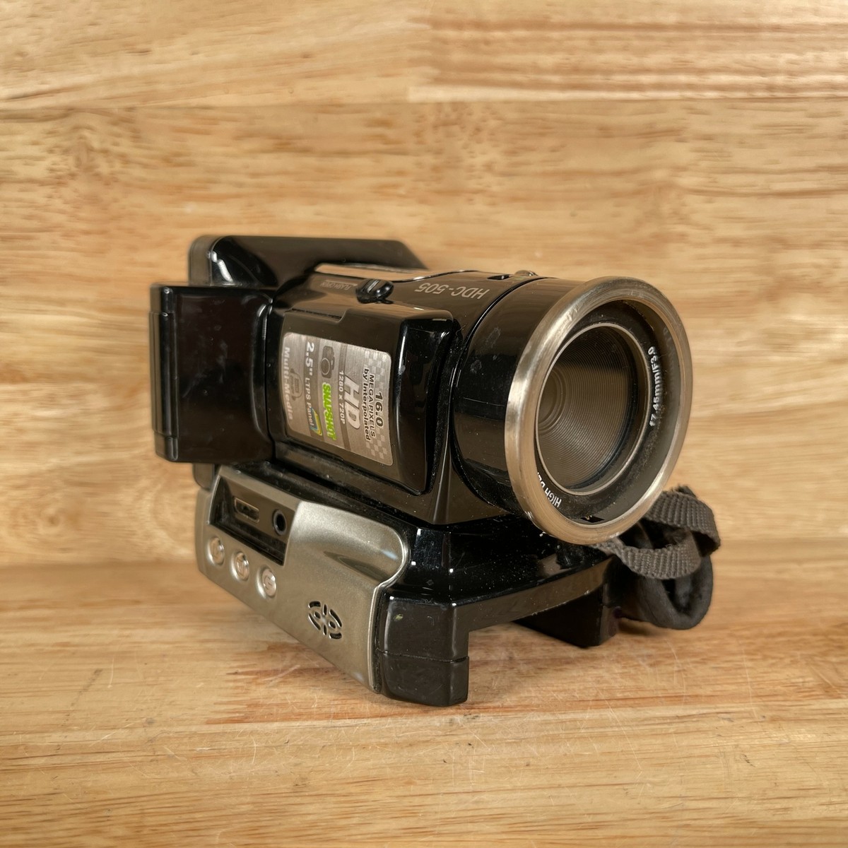 Mitsuba HDC-505 Black 16MP Multi-Media Video Camcorder With 2.5