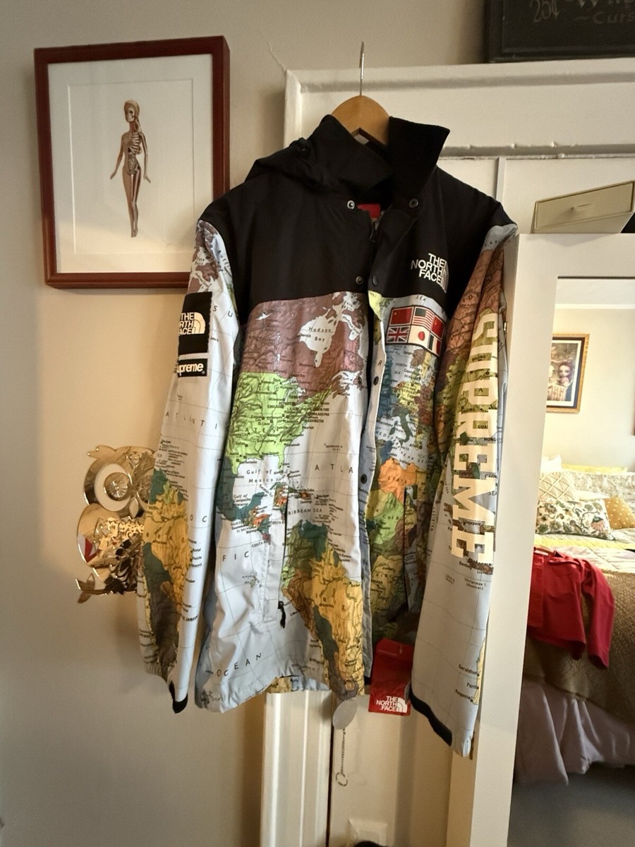 2014 Supreme x The North Face Atlas World Map Expedition Coaches
