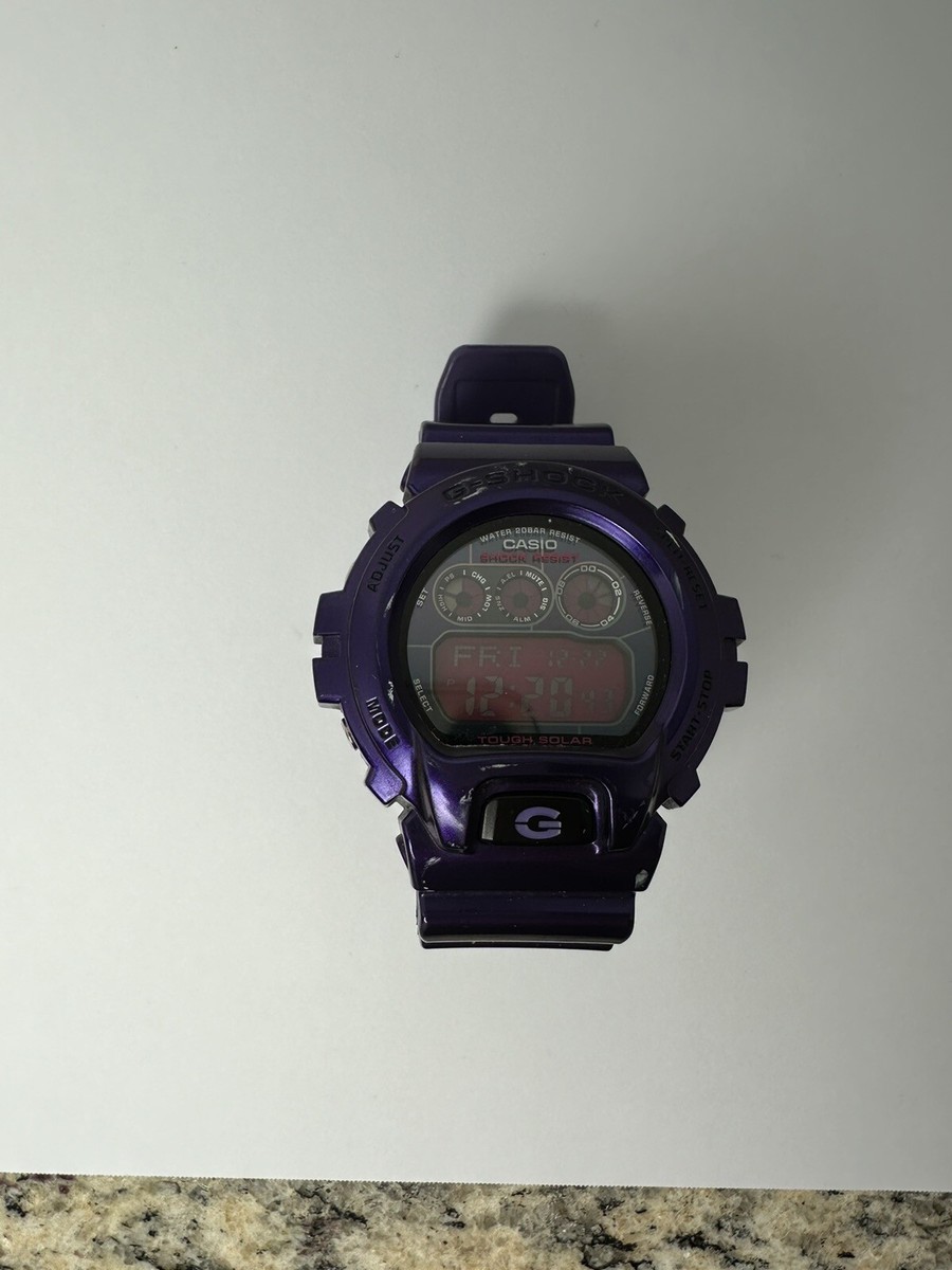 Casio G-Shock DW6900CC-6 (1289) Purple Men's Watch Circa 2009 NEW