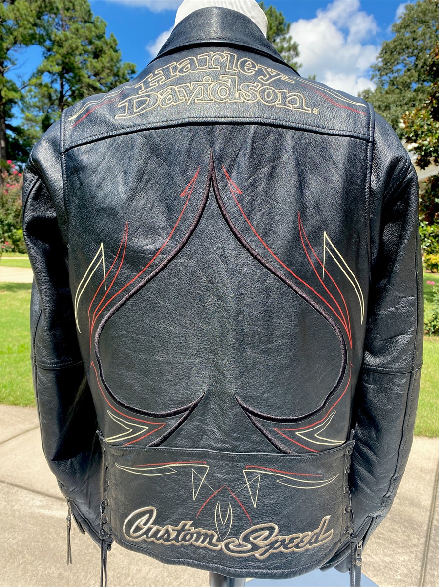 Harley Davidson Crosswinds Custom Speed Leather Jacket Men's