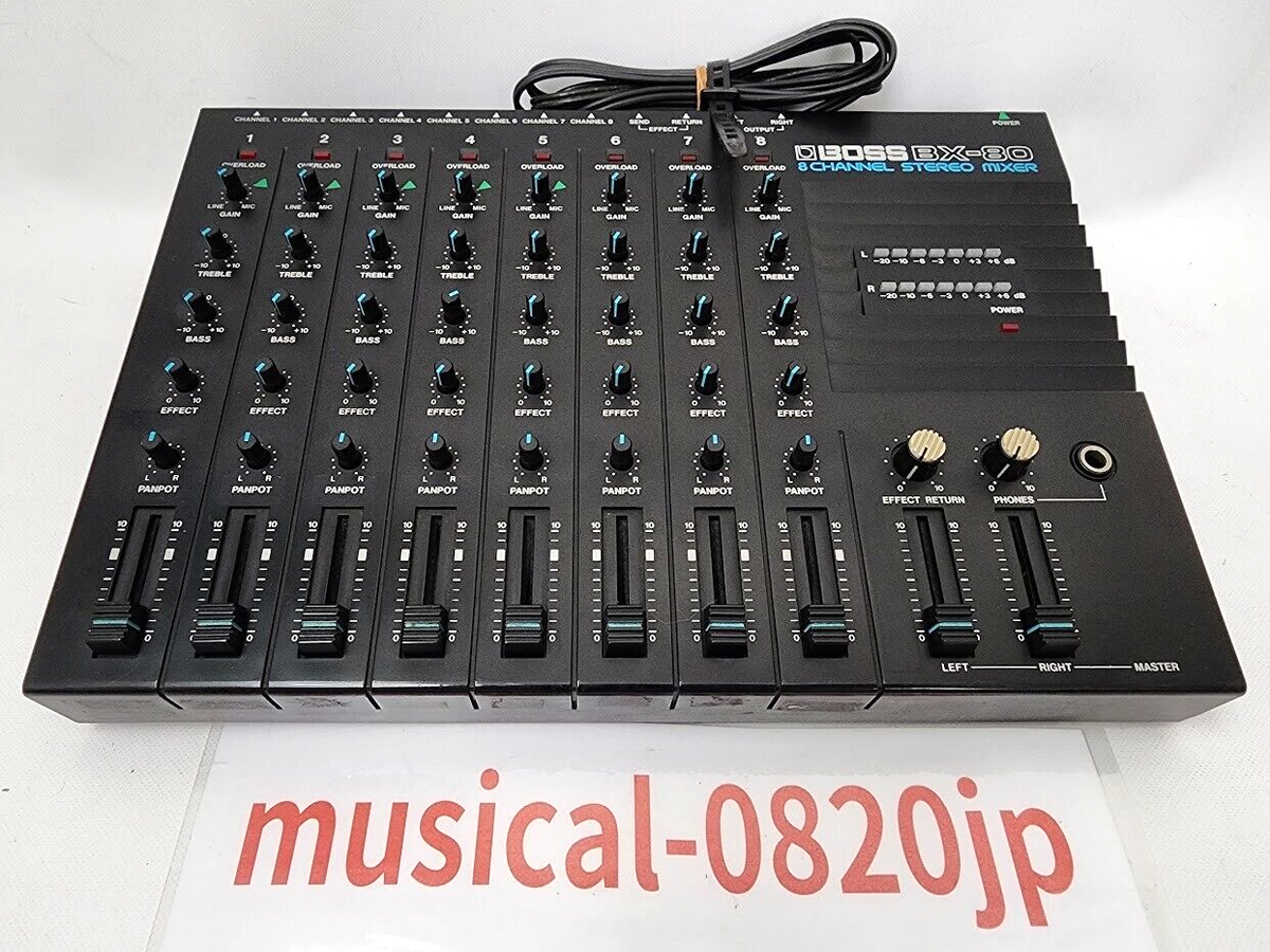 Boss BX-80 8 Channel Stereo Mixer | eBay