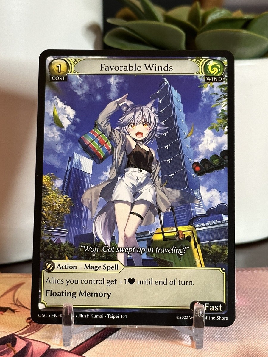 Grand Archive TCG Favorable Winds GSC EN-001 Silvie Promo Taiwan