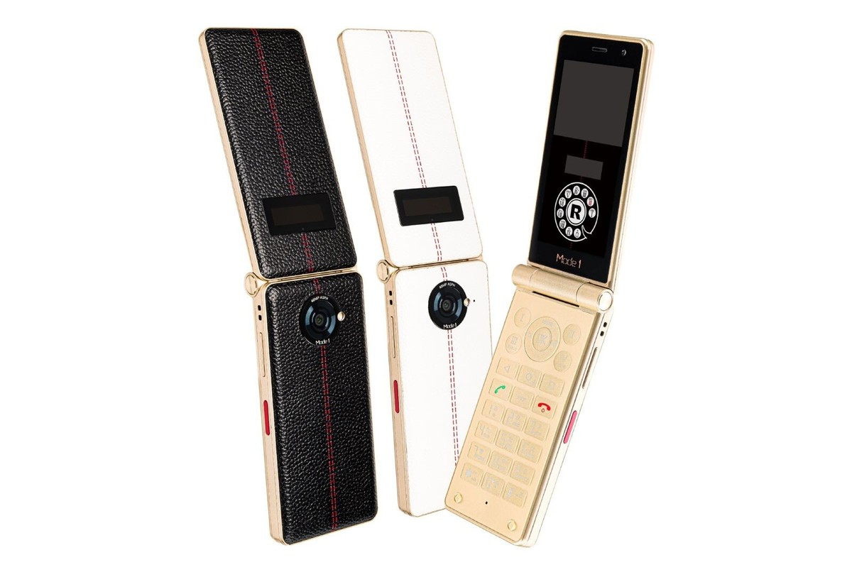 FREETEL MODE1 RETRO II ANDROID FLIP PHONE UNLOCKED NEW JAPAN BLACK