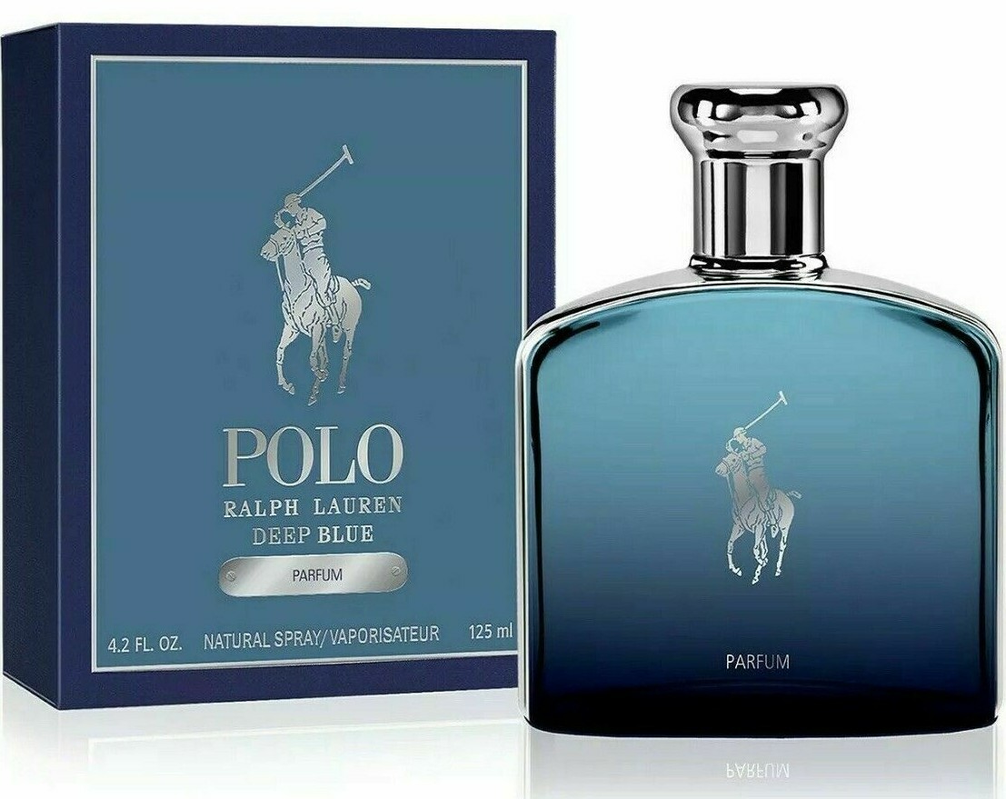 RALPH LAUREN POLO DEEP BLUE PARFUM SPRAY FOR MEN 4.2 Oz / 125 ml