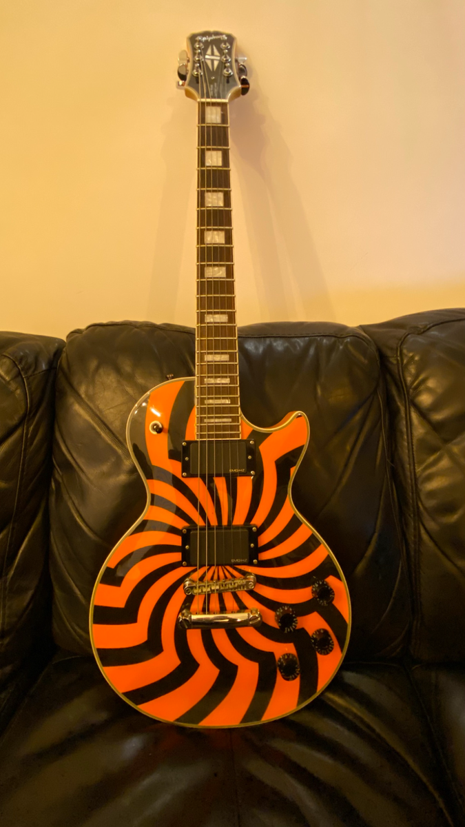 Epiphone Zakk Wylde Les Paul Custom - Orange Buzz Saw Electric