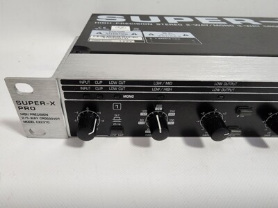Behringer SUPER X PRO CX2310 Crossover Stereo 2 Way Monaural 3 Way
