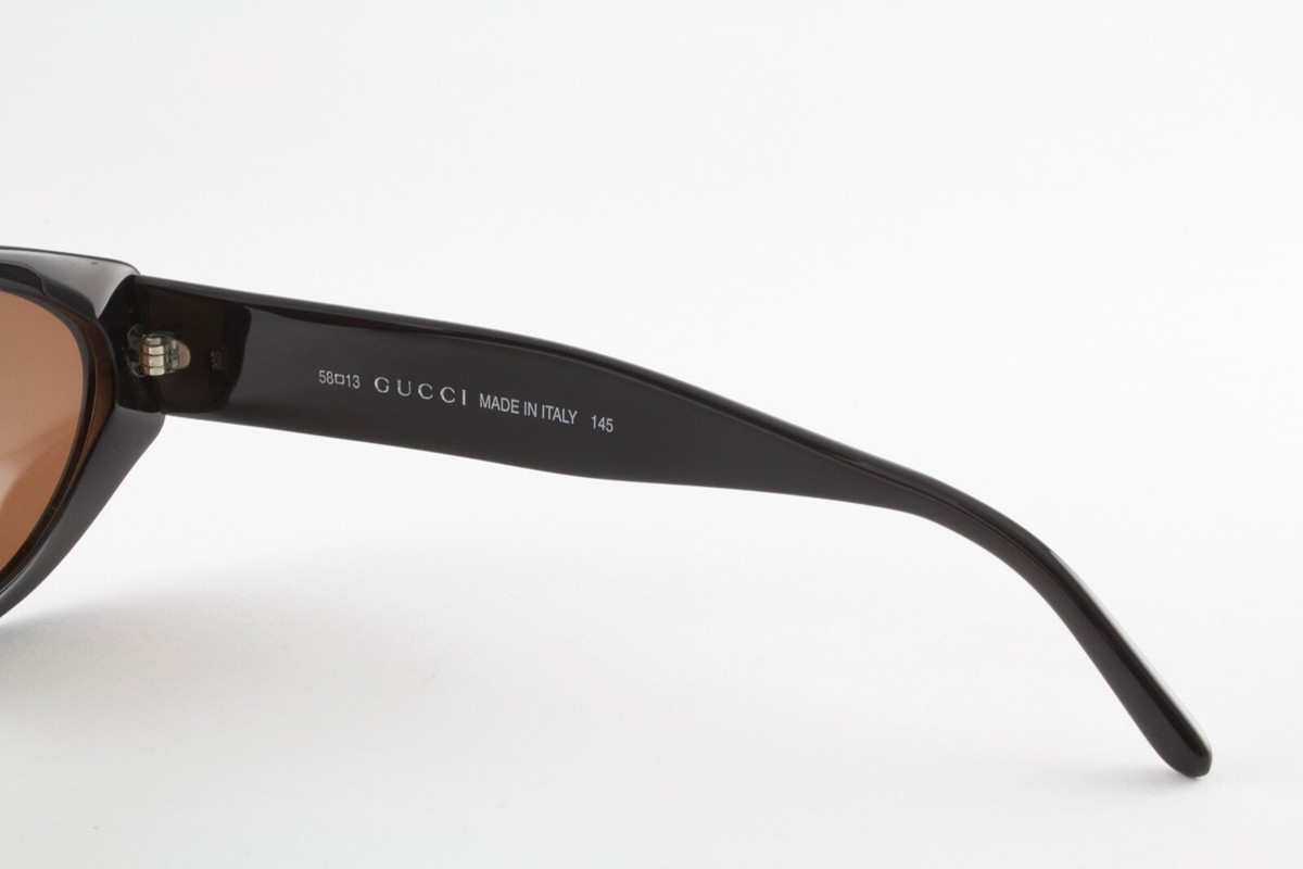 Rare Authentic Gucci GG 2195/S 807 Black 58mm Vintage Brown