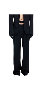 Mugler x H&M Wool Cut Out Pants - Size 44 in black | eBay