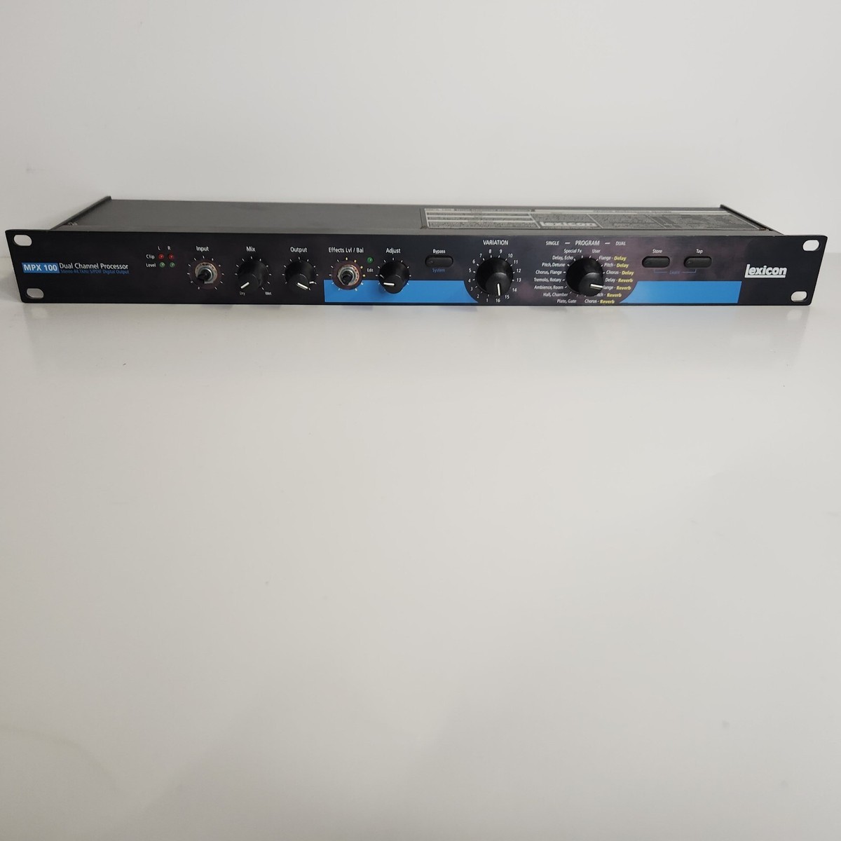 Lexicon MPX100 Dual Channel Effects Processor without power supply
