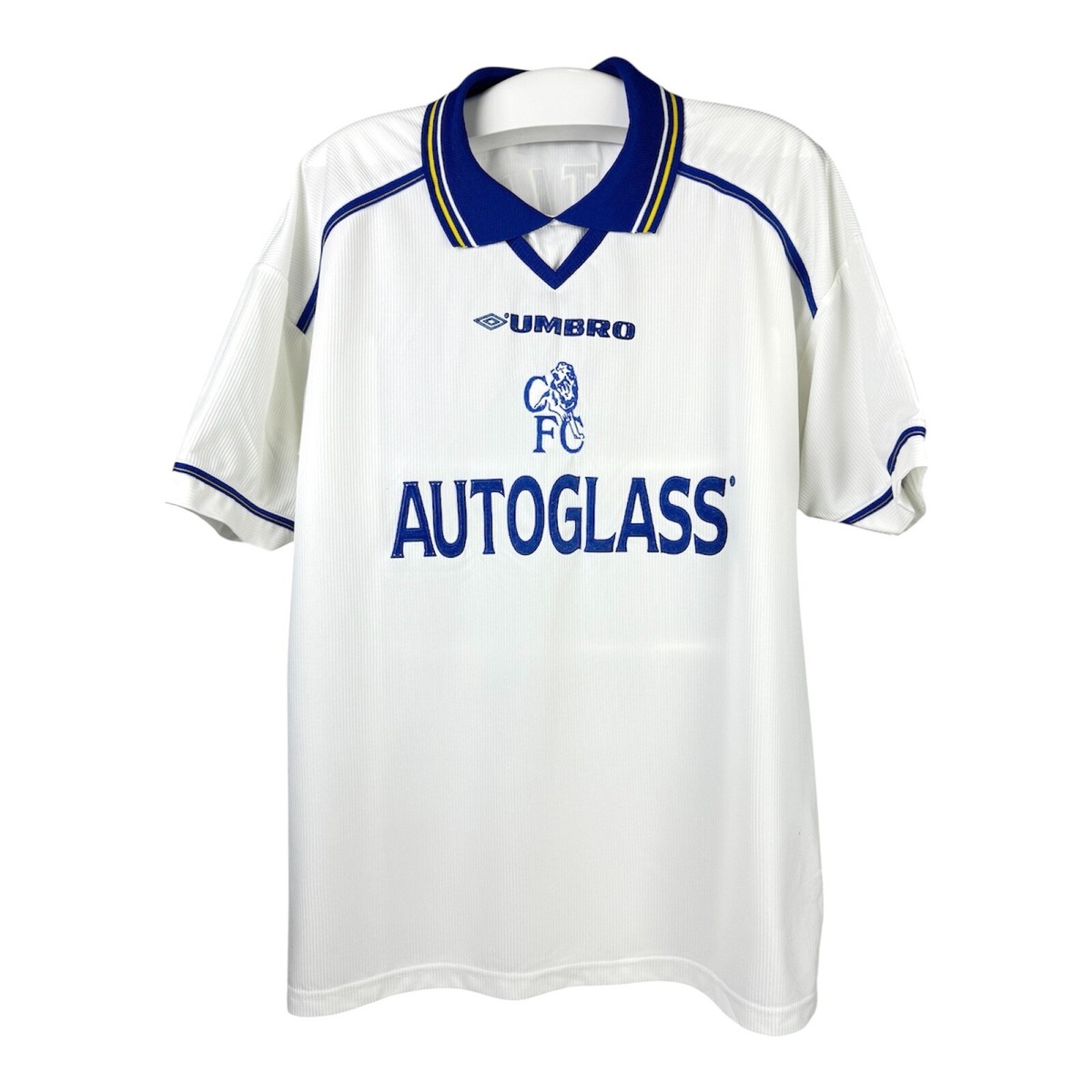 Chelsea Umbro 1998/00 Away Football Soccer Jersey Size L White