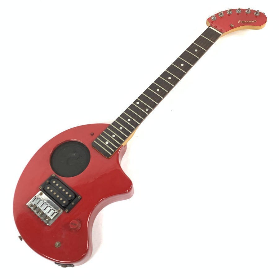 Fernandes ZO-3 NOMAD RED Built-in Amp travel guitar Worldwide