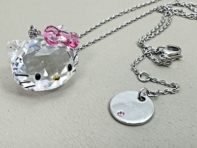 Swarovski x Hello Kitty Necklace Pendant Collaboration Crystal