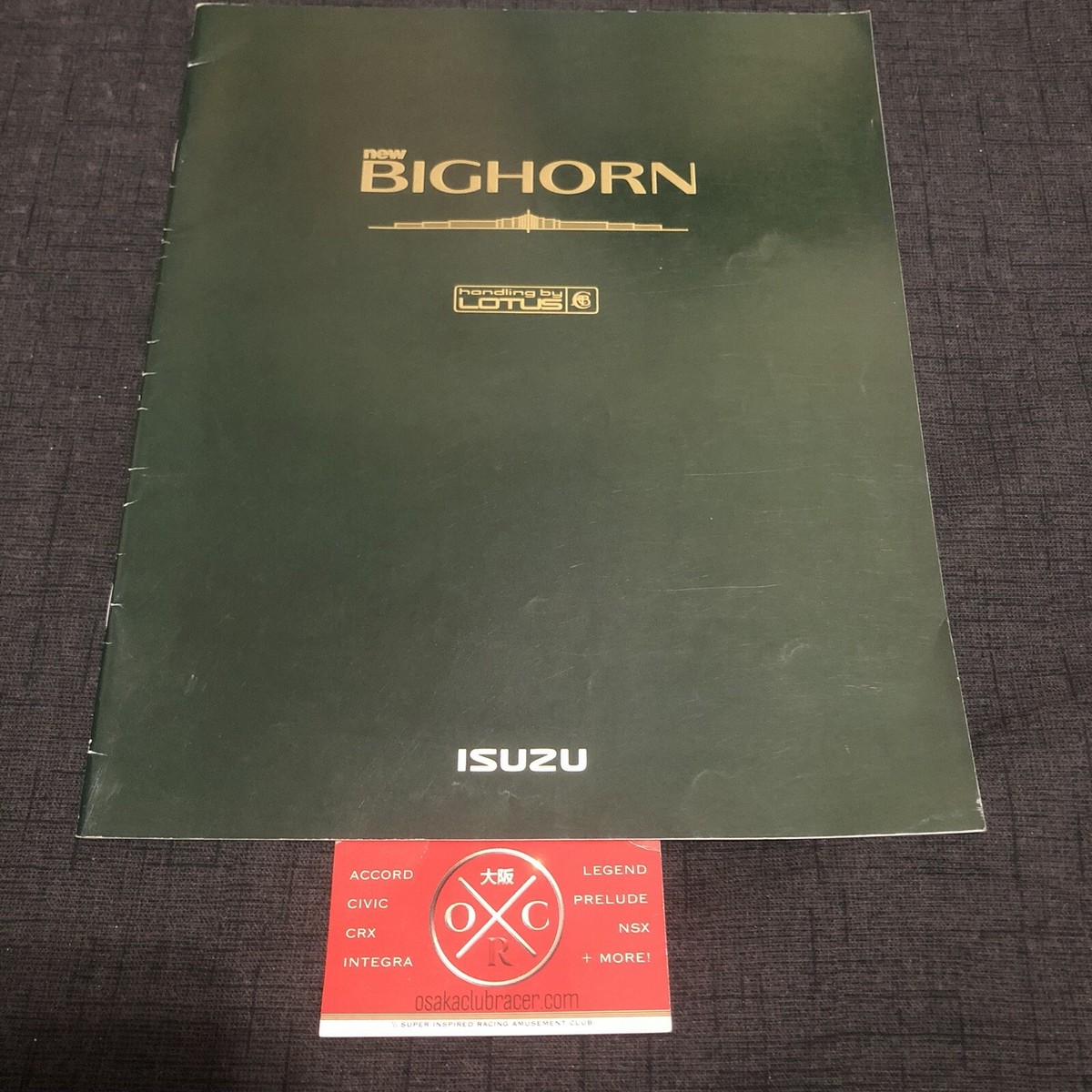 Vintage Isuzu Bighorn Brochure JDM Catalog Rare 91-02 92 93 94 95