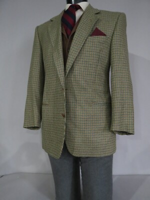 J.C Twidd English Tailoring hounds tooth tweed Corduroy elbow