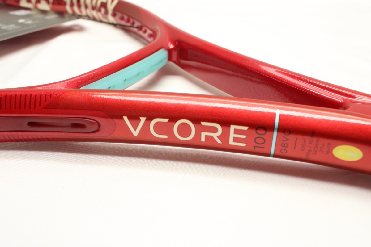NEW* 2026 YONEX VCORE 100 (300g) GEN 8 TENNIS RACQUET (4 1/4) RUBY
