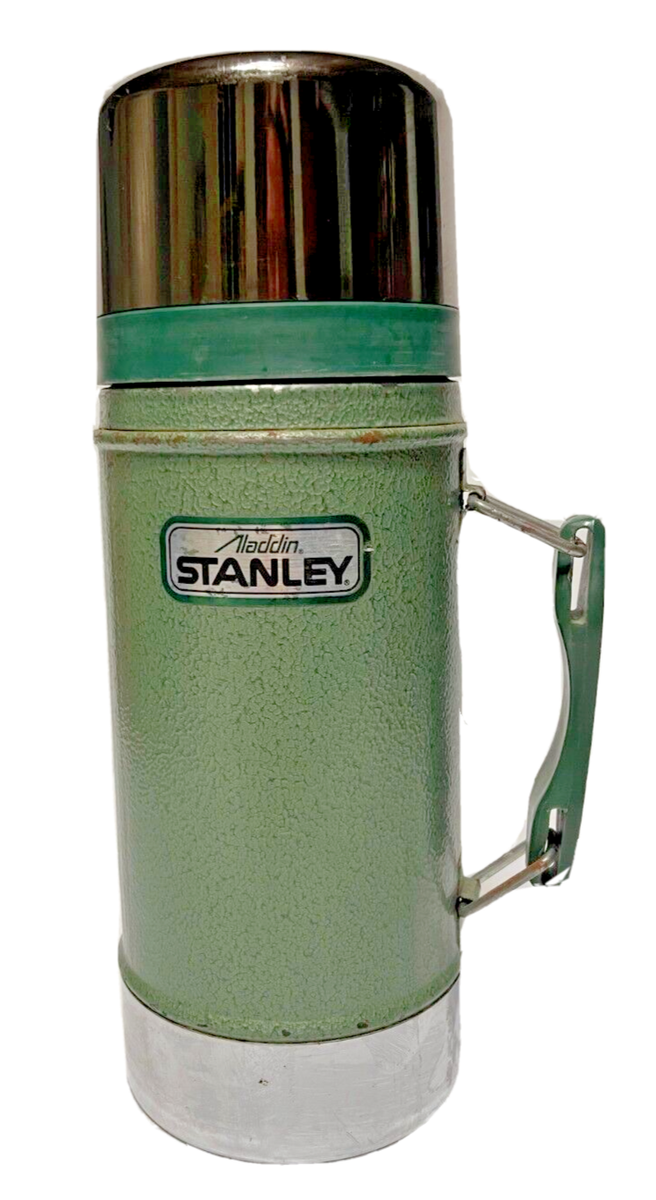 Vintage Aladdin Stanley A-1350B 24Oz Wide Mouth Thermos Green