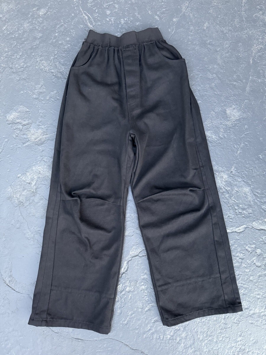 Raf Simons High Rise Wide Leg Jeans Cotton Pants Size 44 (AW22) | eBay