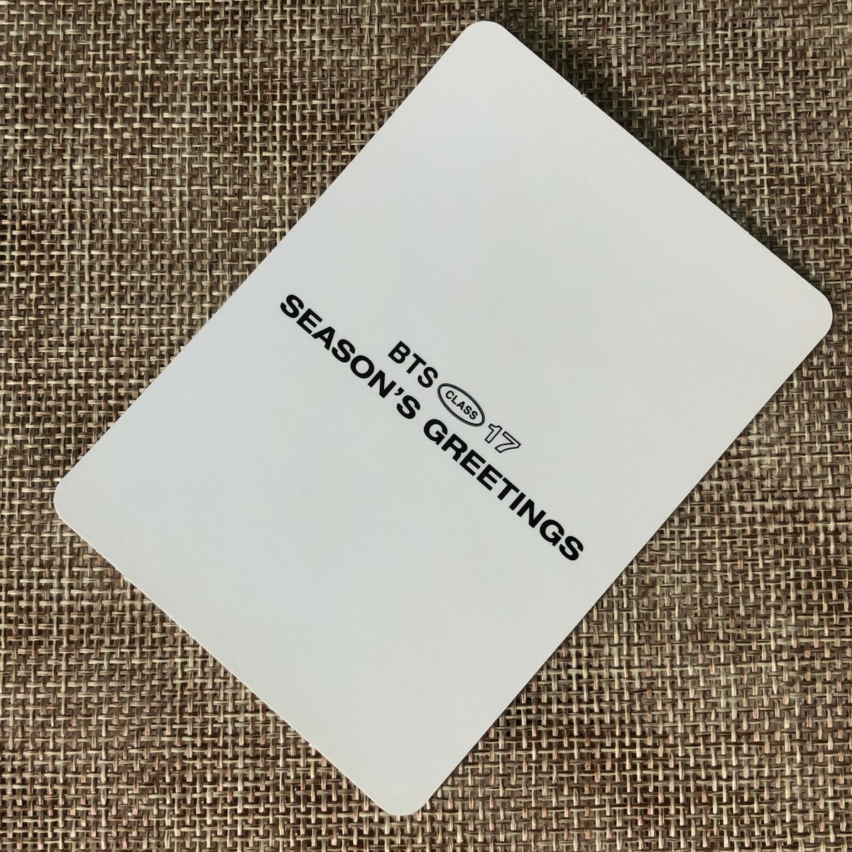 BTS JUNGKOOK [ 2017 Season's Greetings ] Official Photocard / New