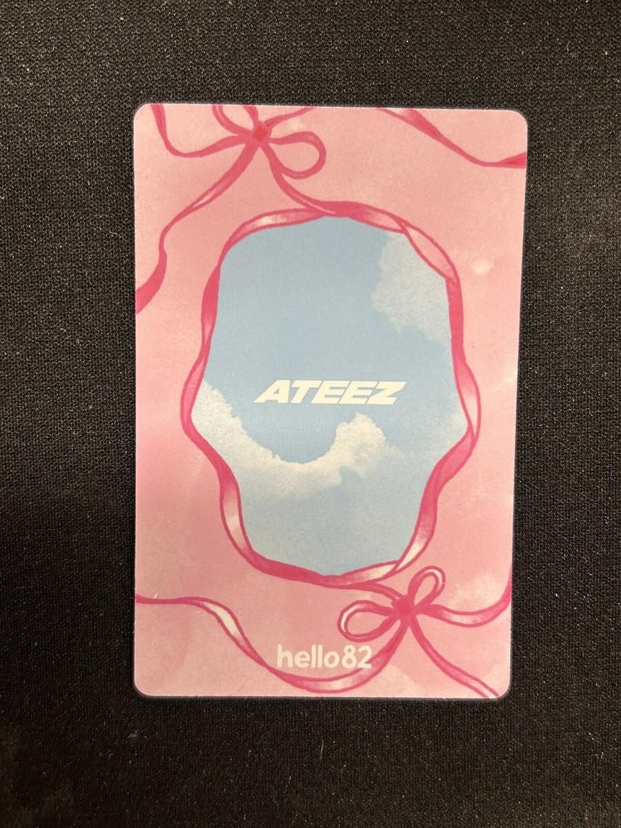 ATEEZ MINGI GOLDEN HOUR PHOTOCARD HELLO82 EXCLUSIVE BOW VERSION US