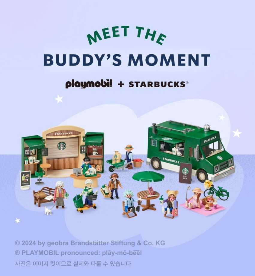 PLAYMOBIL X STARBUCKS KOREA 2024 FIGURE ALL FULL SET LIMITED