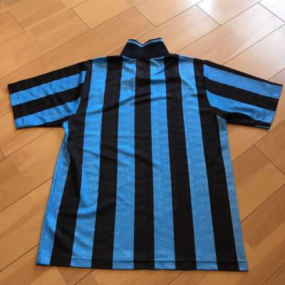 Vintage Inter Milan 92-93 Home Size L Umbro Soccer Jersey Original