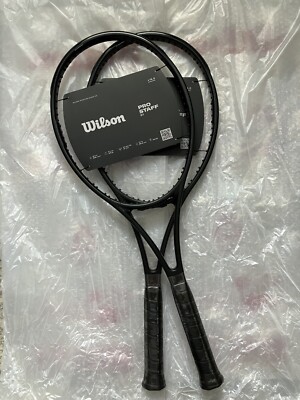 Matched Pair: Wilson Pro Staff 97 v14 - Noir (All-Black Edition