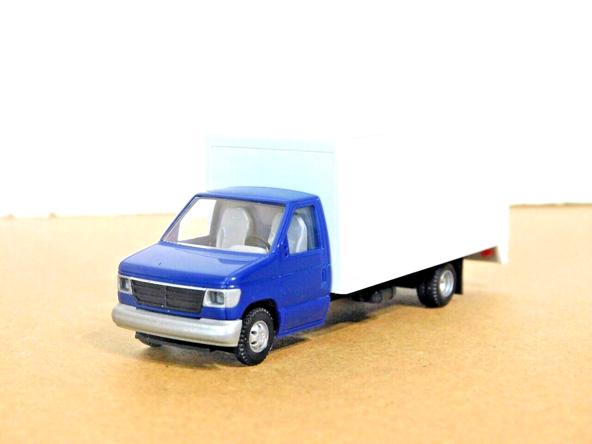 Busch 89116 1/87 HO 1992 Ford E-350 Box Truck Undecorated Blue NIB