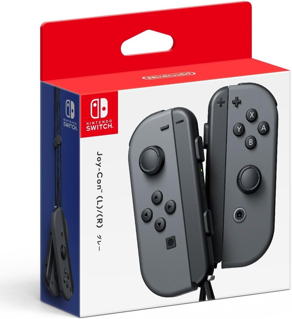 Genuine Nintendo Joy-Con L/R Gray Switch Right Left Set No.77