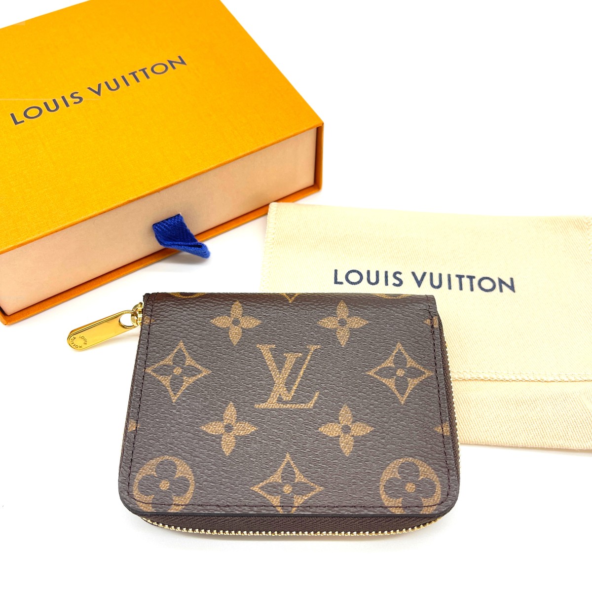 Authentic LOUIS VUITTON Zippy Coin Purse M60067 Monogram Canvas