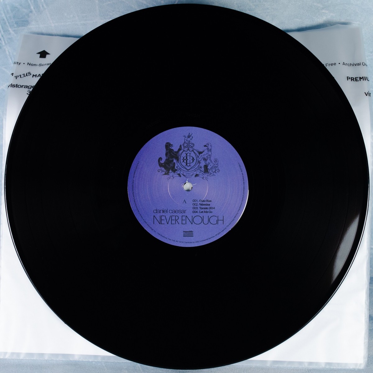 Daniel Caesar Never Enough SIGNED Vinyl Black 2X LP New Unplayed