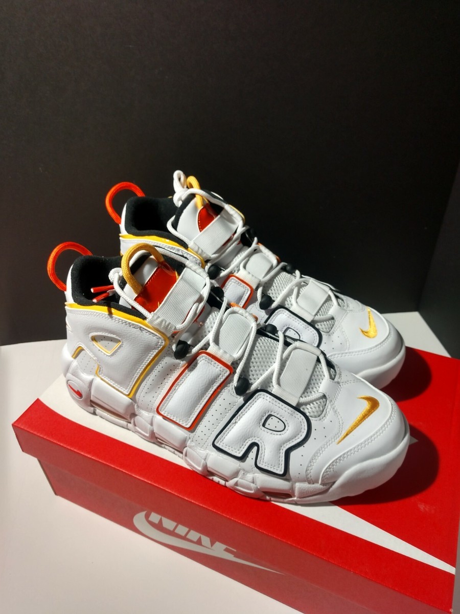 Nike Air More Uptempo White University Gold Raygun DD9223-100