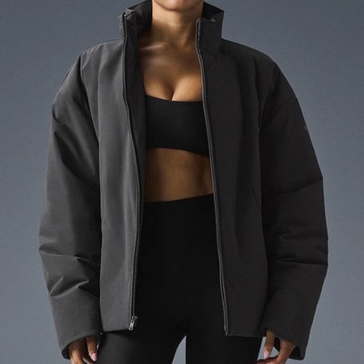 Alo Yoga Stretch Woven Notable Jacket Anthracite M | eBay