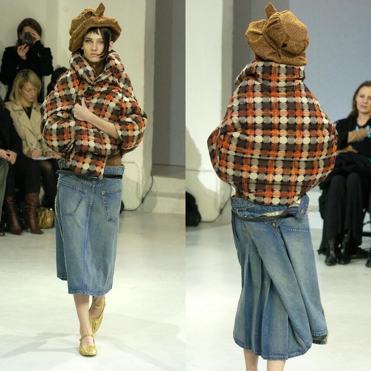 Junya Watanabe Comme des Garcons Docking Hip hung Denim Skirts | eBay