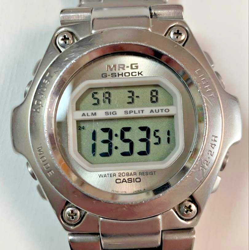 CASIO MRG-100T Vintage G-Shock Men Quartz Titanium Watch Japan