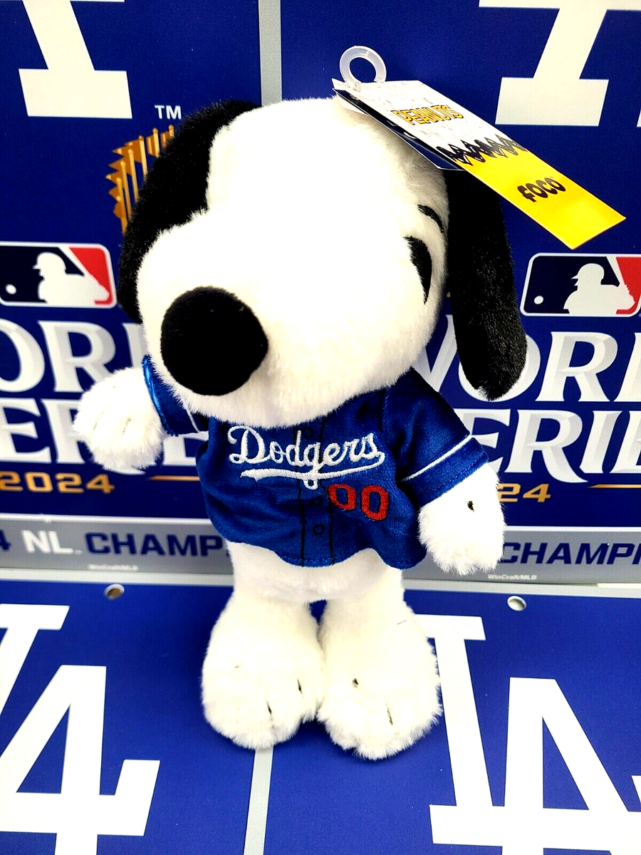 MLB Los Angeles Dodgers Snoopy Peanuts Team Jersey Plush | eBay