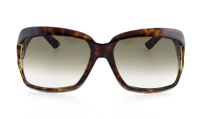 Vintage 2000s GUCCI GG2598/S BNMDA 57mm Brown Havana Gold