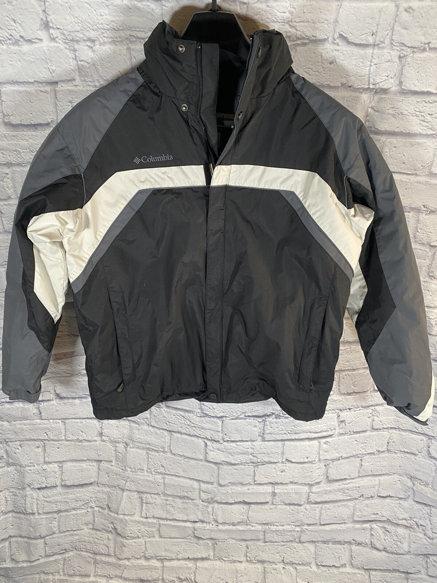 Columbia Sportswear Sz Large Mens Winter Ski Snow Jacket Black