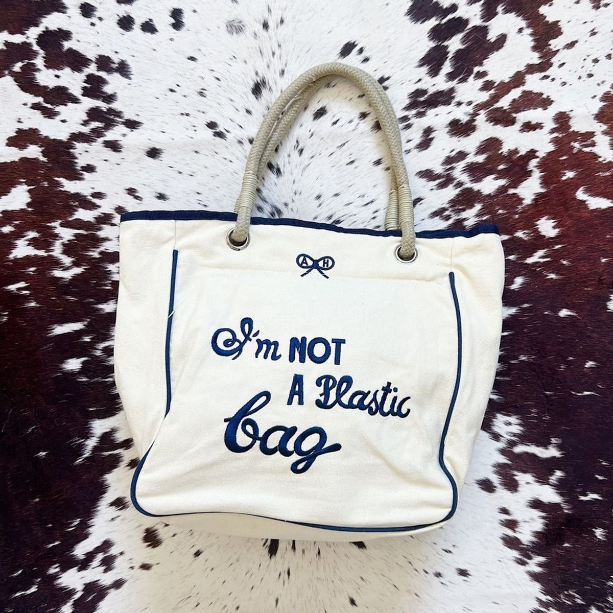 Anya Hindmarch I'm Not A Plastic Bag Tote 2007 Limited Edition