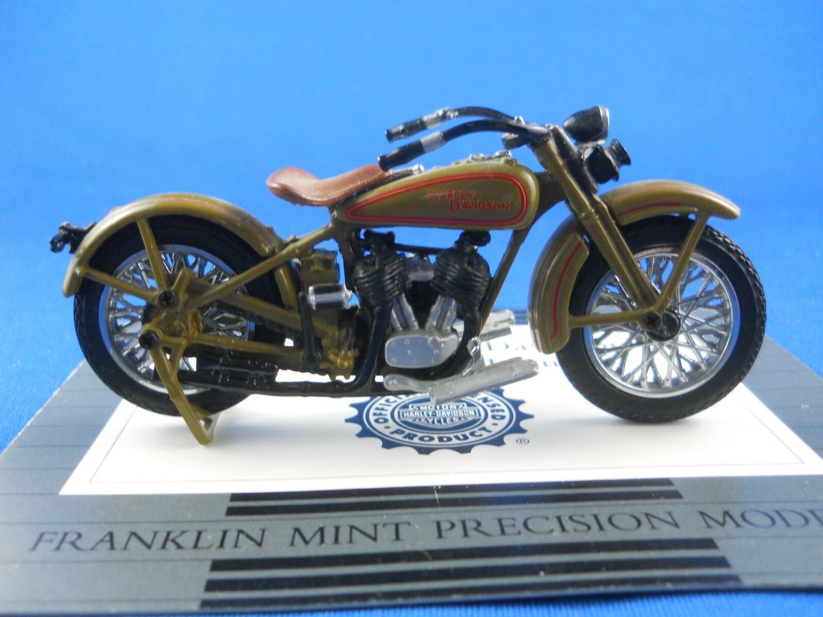 Franklin Mint 1929 Harley Davidson Side Valve Twin Motorcycles 1