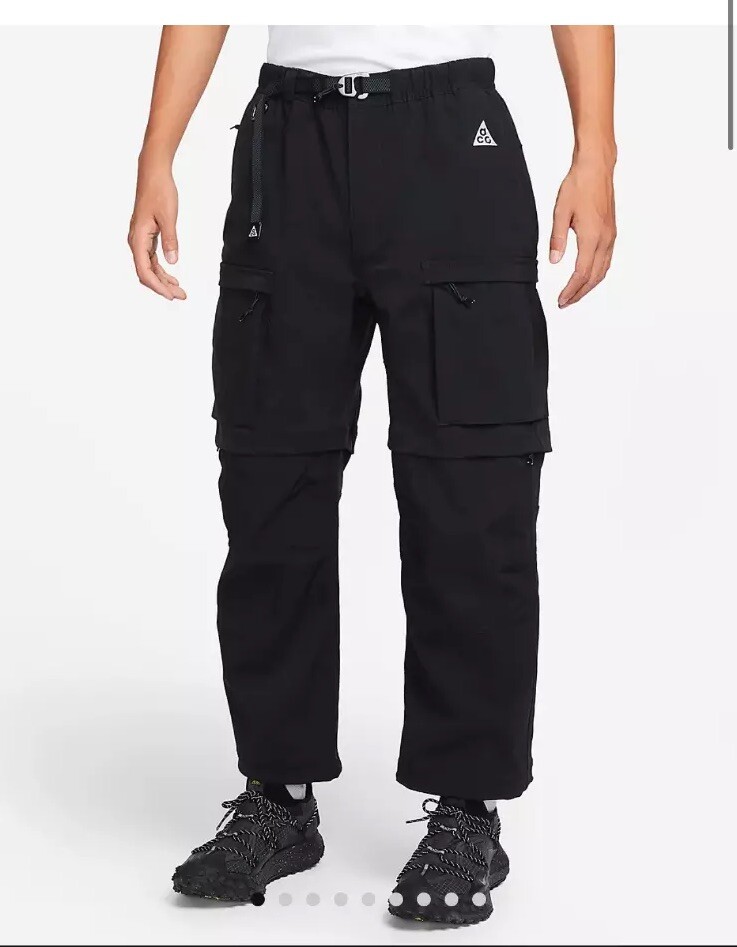 Nike ACG Smith Summit Men's SMALL Cargo Pants Black FN0429-010 NEW