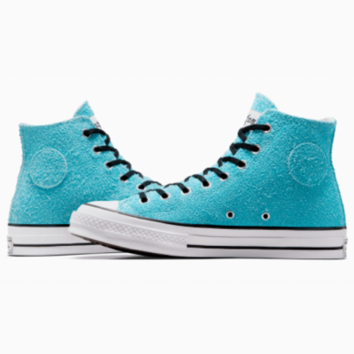 Converse x Stussy Chuck 70 High Top Sneakers 'Sky Blue' - A07663C